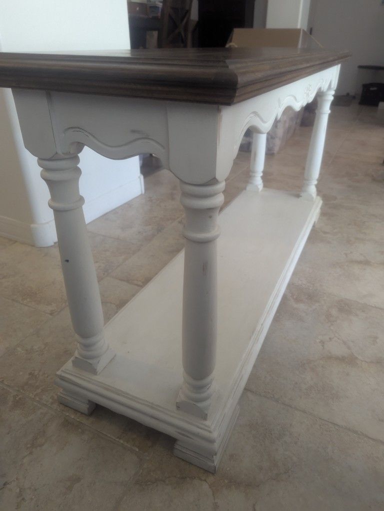 Wood Console Table