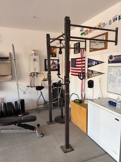 Power Rack Pull-Up Rig Home Gym