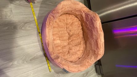 Pink cat bed washable/removable zip cover