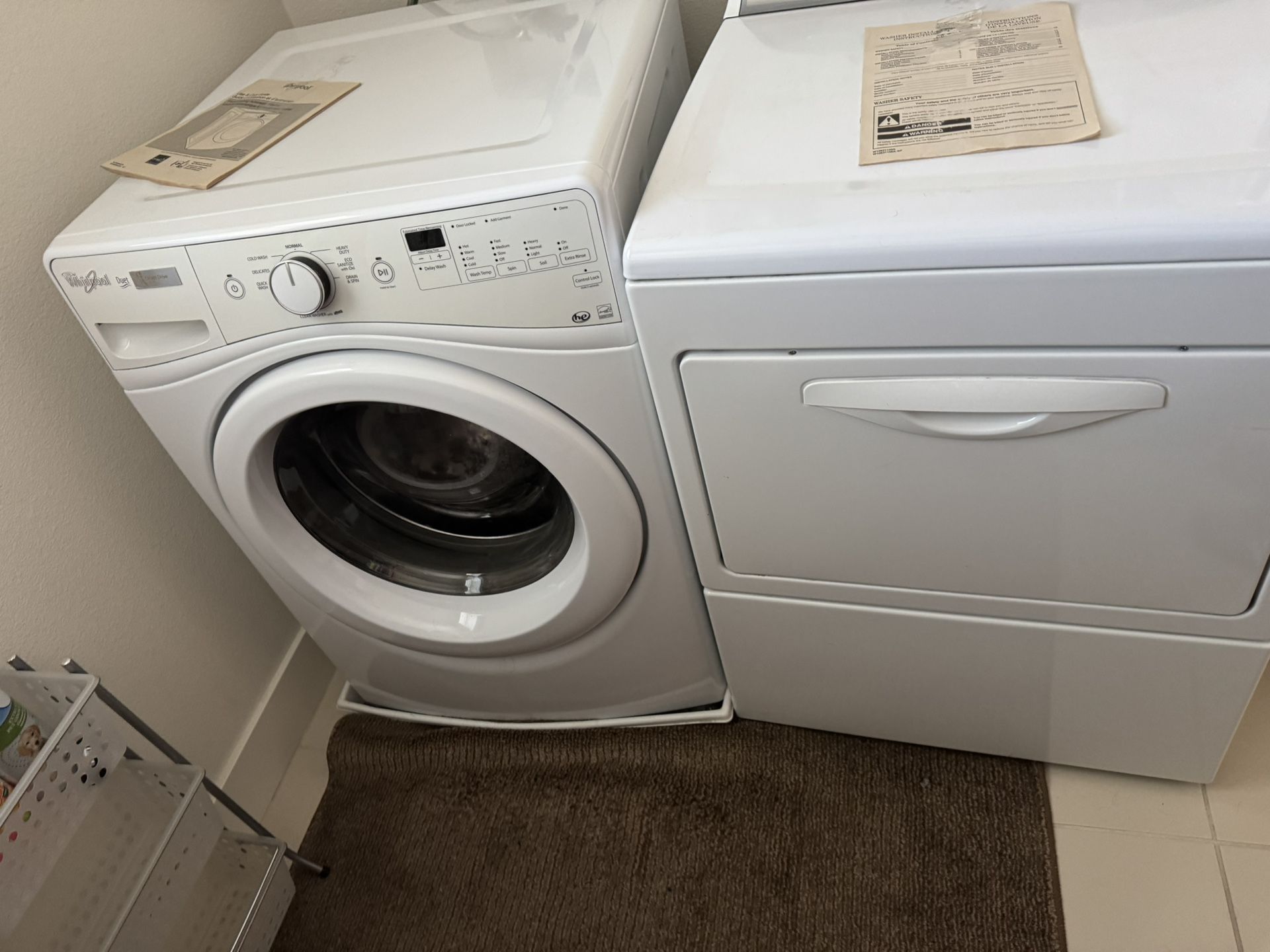 Whirlpool Energy Efficient Front-Loading Washer & Dryer