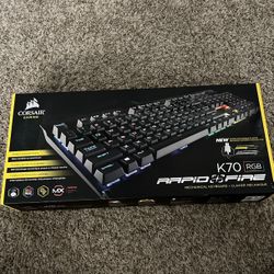 Corsair K70 RGB Rapidfire Mechanical Gaming Keyboard - NEW - $60