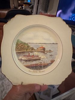 Vintage Royal Winton Staffordshire Catalina Island Collector Plate – Avalon Bay