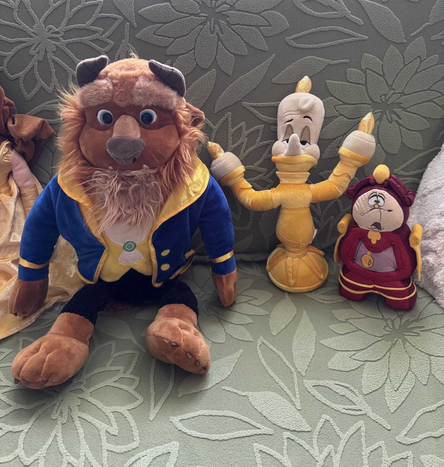 Beauty And The Beast Plush Set
