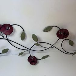 Roses Metal Wall Art