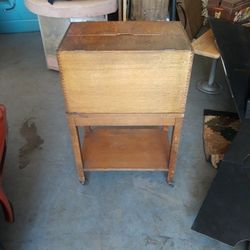 Antique Oak File Cabinet 