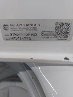 GE Appliances Washing Machine GTW500ASN0WS