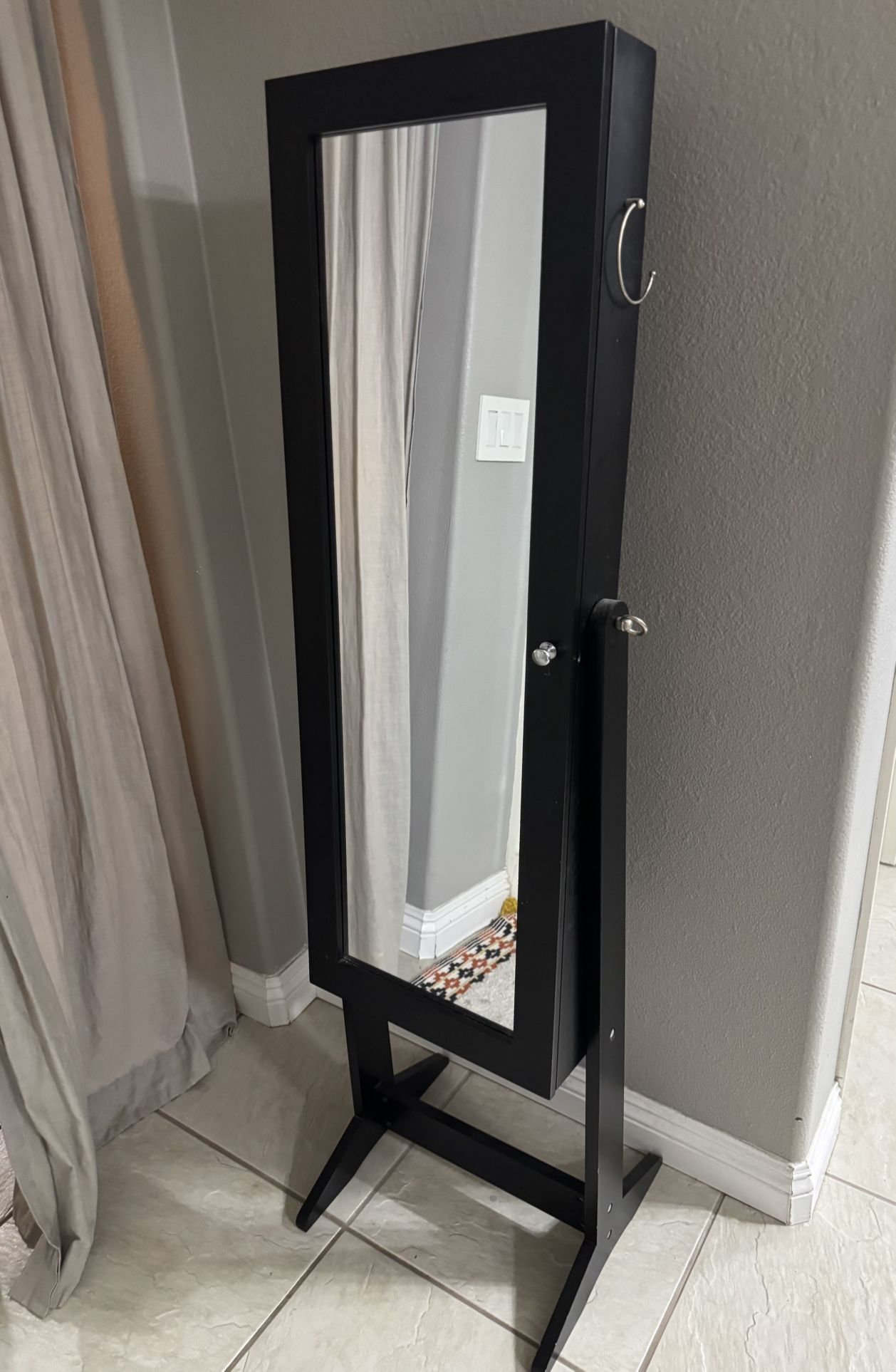 Jewelry Mirrored Cabinet Stand 