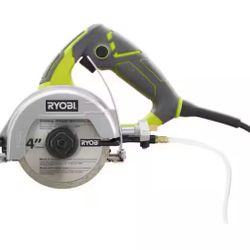 RYOBI 12 Amp 4 in. Blade Corded Wet Tile Saw (Model: TC401)