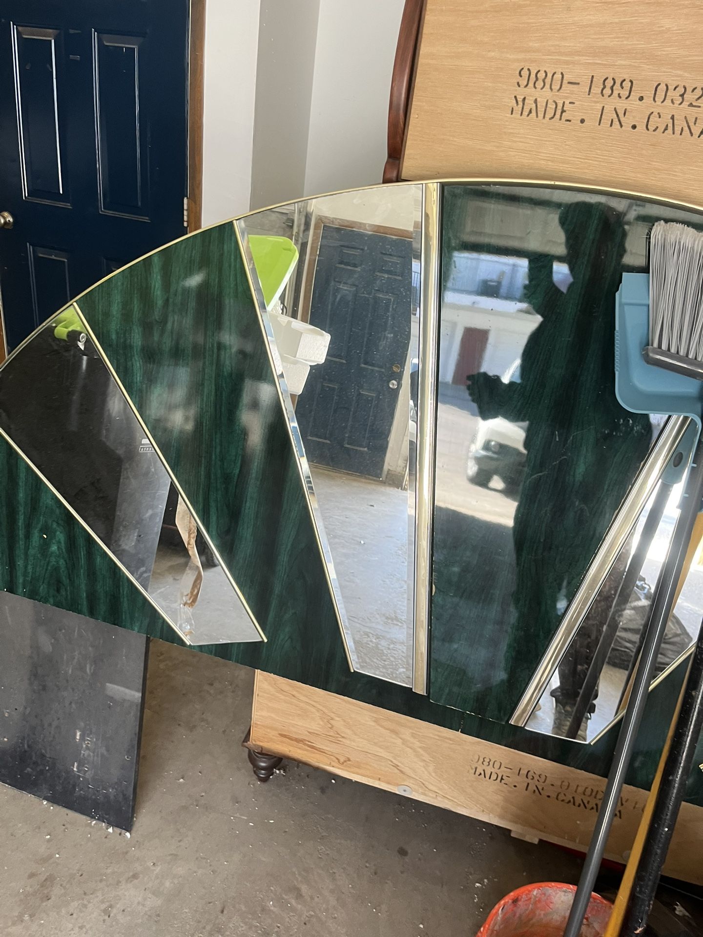 Gold Mirror Headboard