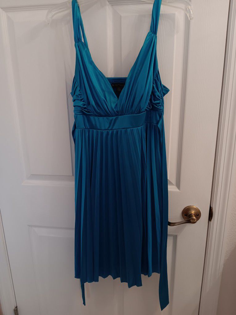 Blue Cocktail Dress 