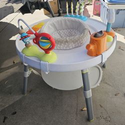 Will Take Best Offers Not Free Baby Play center in Good condition just needs to cleaned it the seat can take off and wash it