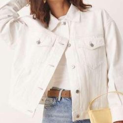 Abercrombie & Fitch Trucker Jacket New W Tag!