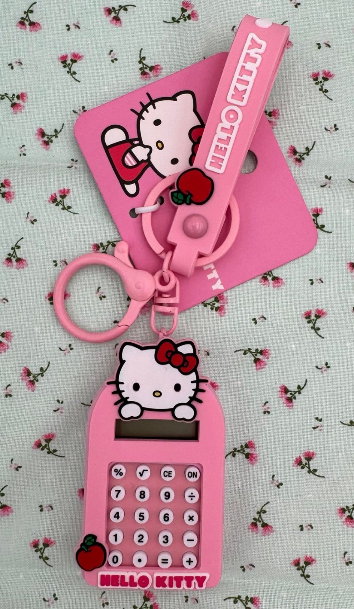 New Sanrio 2023 “Hello Kitty” Kawaii Calculator Keychain