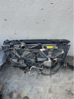 Toyota Camry radiator fans and ac condenser