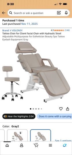 Tattoo bed