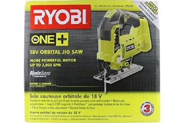 Overview Ryobi's 18-Volt ONE+ orbital jig saw provides cutting