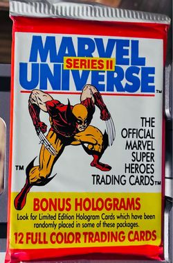 Mint Unopened 1991 Marvel Universe Series II Wolverine Pack