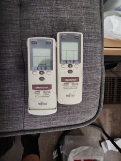 2 Fujitsu Remote Controls