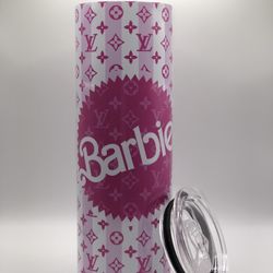 Barbie Tumbler Barbie Coffee Cup Barbie Gift New In Box With Straw
