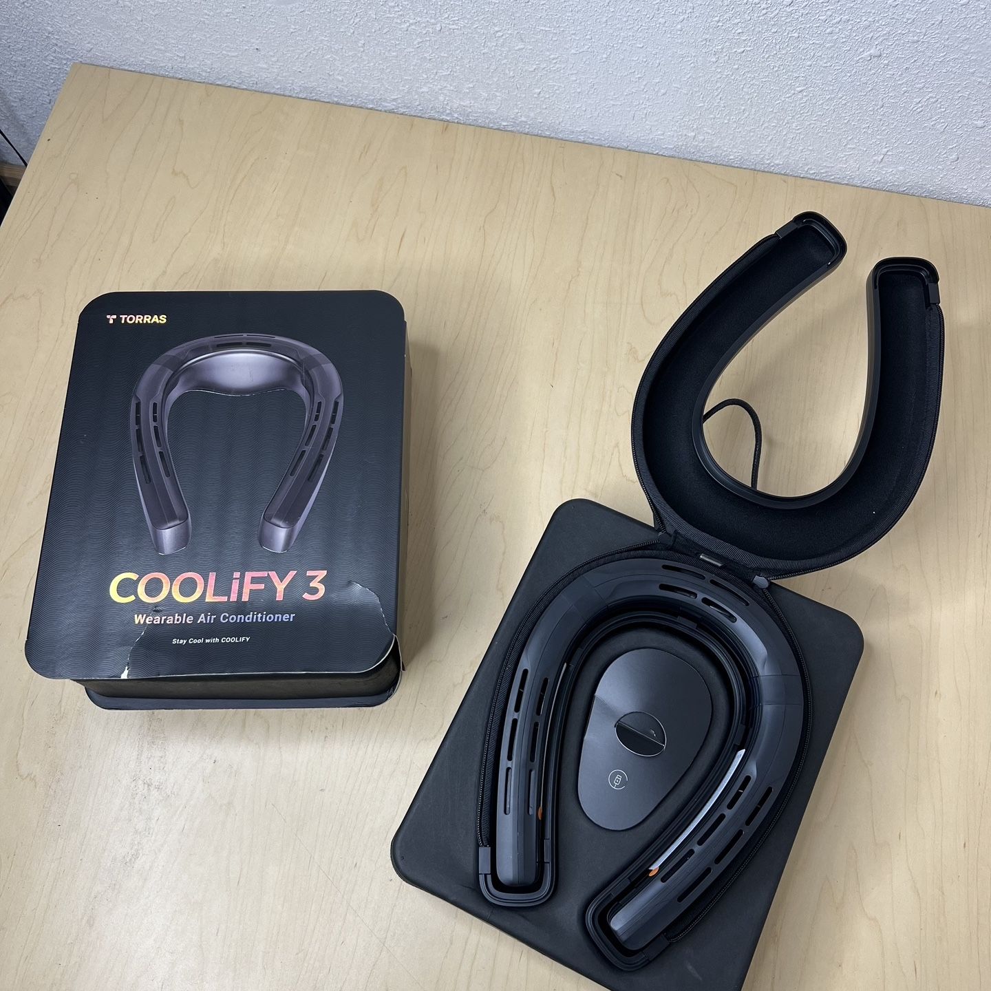 TORRAS COOLIFY 3 6000 mAh Neck Air Conditioner, Extreme Cooling 