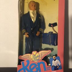 Vintage Ken Flight Time doll