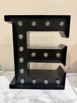 Letter E Light 