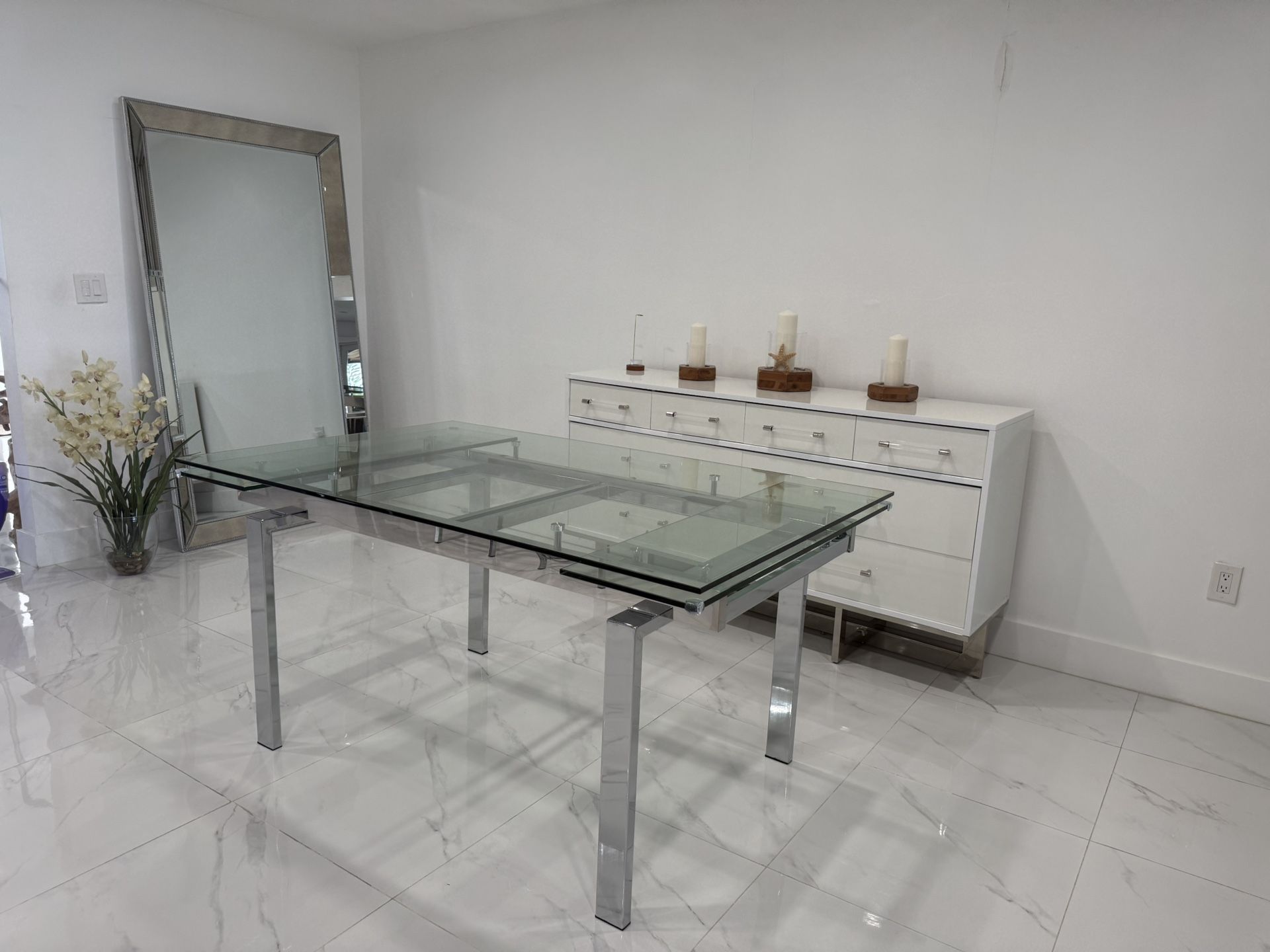 Modern Glass Dining Table