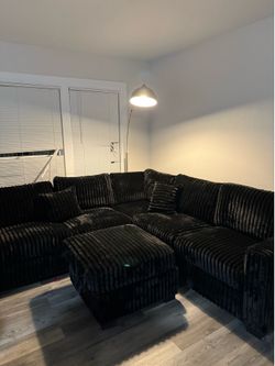 New Black Sectional Sofa
