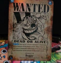 One Piece Buggy Wanted OP09