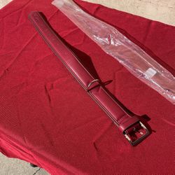 Kikos Leather Like Collar Red Large