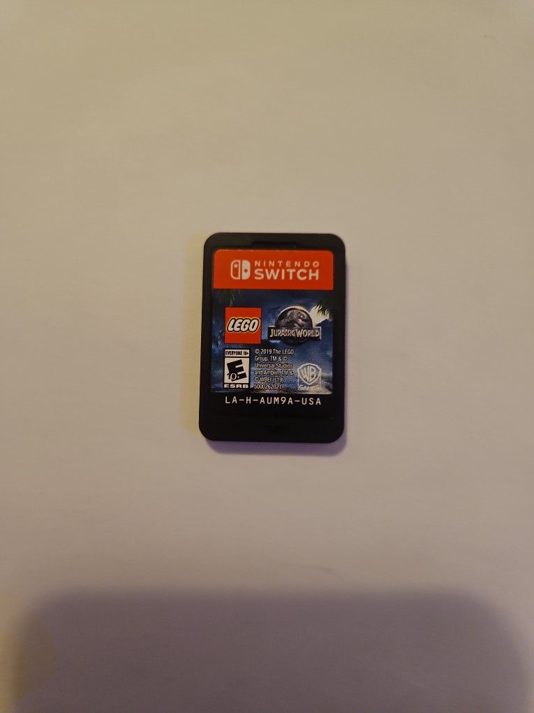 Lego Jurassic World Game Card For Nintendo Switch