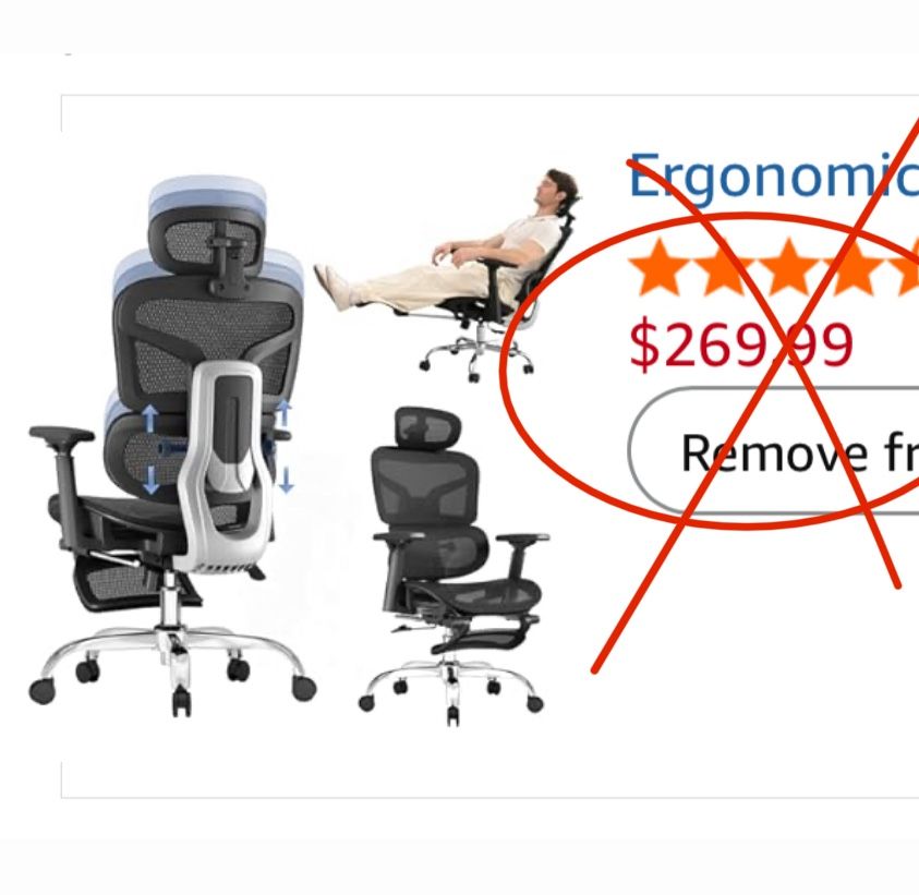 New! Ergonomic Office Chair with 5-Level Adjustable Backrest,Adaptive Lumbar Support,3D Adjustable Headrest, 3D Armrests,Breathable Mesh Cushion with