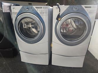 Whirlpool Washer And Dryer Set Electric large capacity