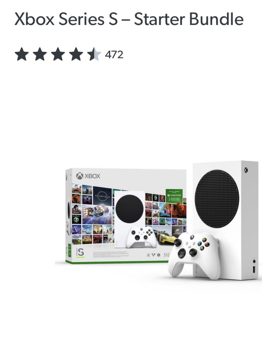 Xbox Series S - Starter Bundle