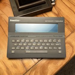 Franklin Language, Master, Electronic, Dictionary Thesaurus