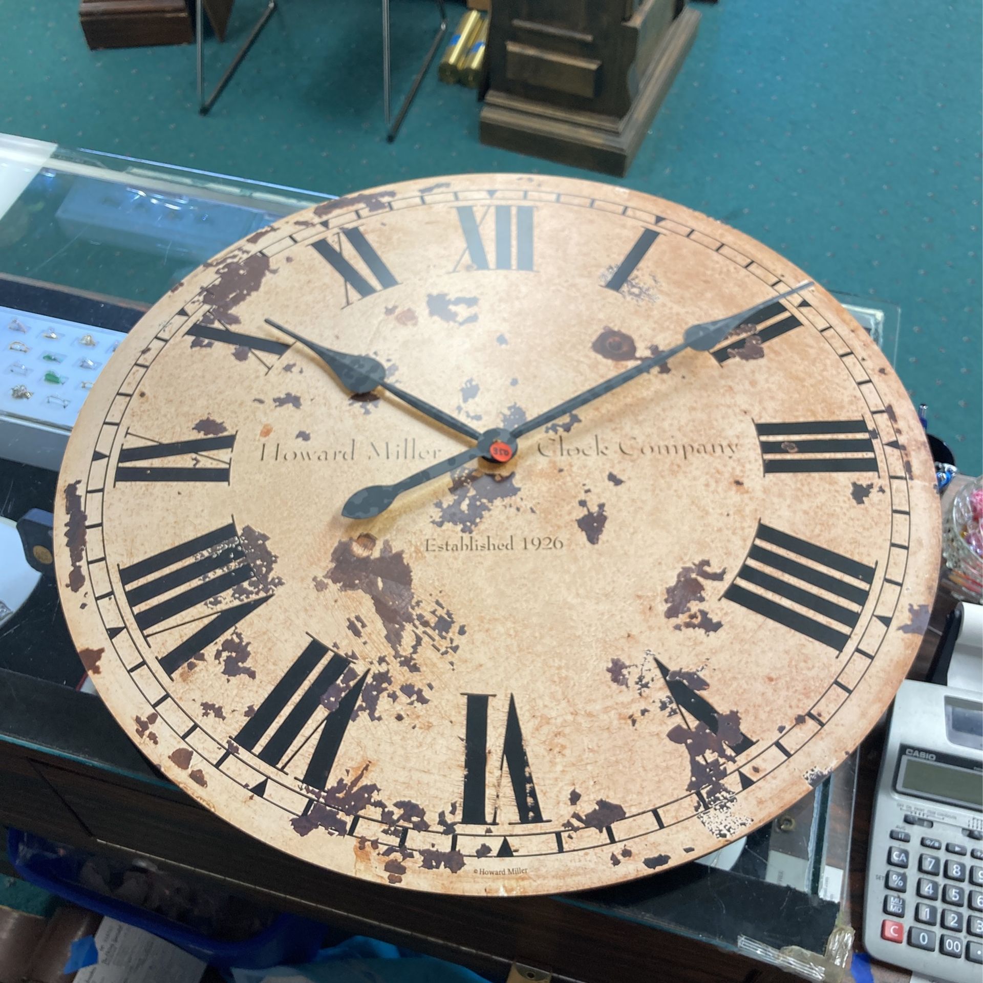 25” Antique Looking Howard Miller Wall Clock