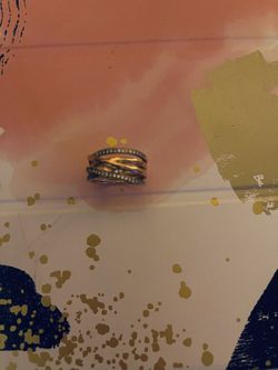 Pandora | Mixed Metals Ring | Size 6.5-7.5