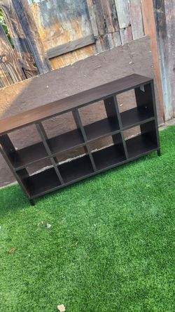 Better Homes & Gardens 8-Cube Organizer with Metal Base, Espresso
