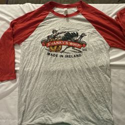 Shankys Whip Whiskey baseball Tee