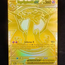 Mega Charizard gold ex