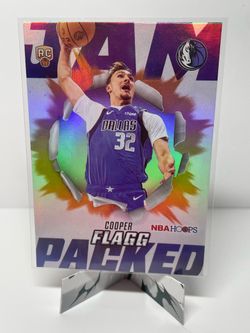 Cooper Flagg NBA Hoops Jam Packed Rookie Card