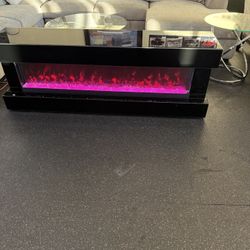 TV STAND ( No Heat, Visuals Only) Built In Speakers On Sale