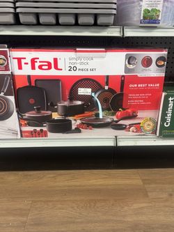T-fal Simply Cook Non-Stick 20 Piece Set