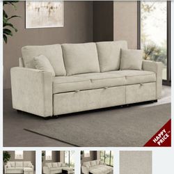 Pull out bed couch new in box / firm price