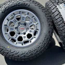 NEW 18” RIMS A/T TIRES Toyota Tacoma Tundra TRD PRO 4runner Sequoia FJ Cruiser Wheels Lexus GX460 GX470 GX 275/65R18 Falken Gold Black Silver