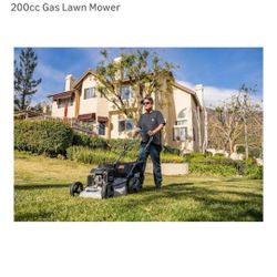 Pulsar 21" Cutting Path 22" Deck 3IN1 SELF PROPELLED 200cc Gas Lawn Mower