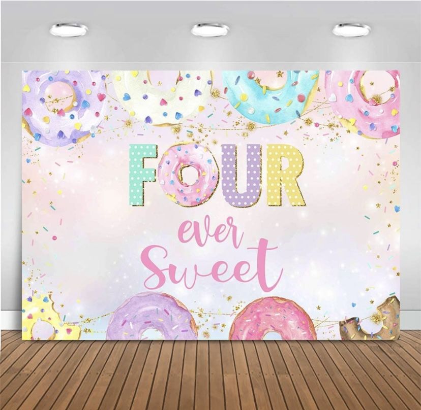 Birthday Banner, Party Supplies For Toddler Girl