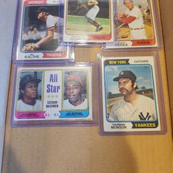 1974 Topps Baseball Cards $20