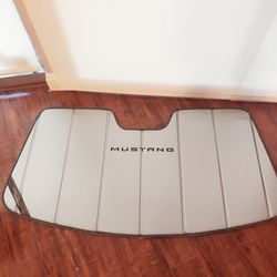 2015-2026 FORD MUSTANG Premium Custom Sun Visor: UVS100 Sun Shade. Heavy Duty, Original Ford Equipment: Paid $100. Will Last Practically Forever!