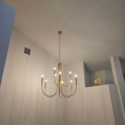 Antique gold chandelier